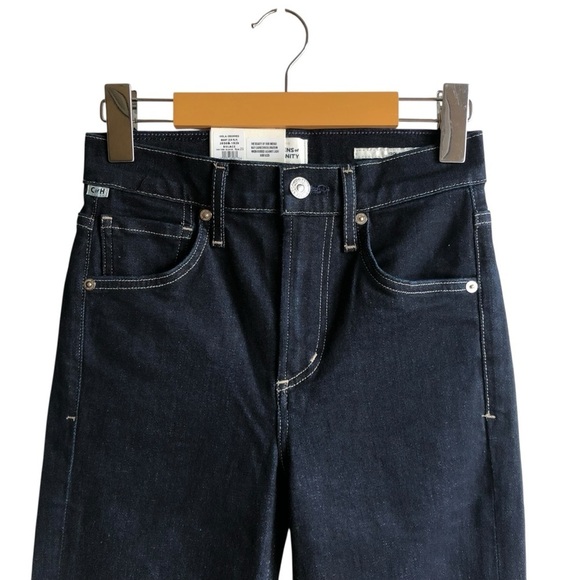 Citizens of Humanity Isola Cropped Boot Jeans Size 23 Solace Indigo Wash NWT NEW - Picture 4 of 15